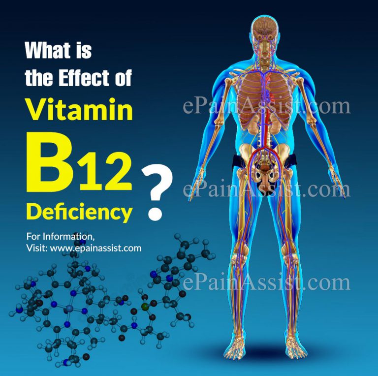 What Is The Effect of Vitamin B12 Deficiency?