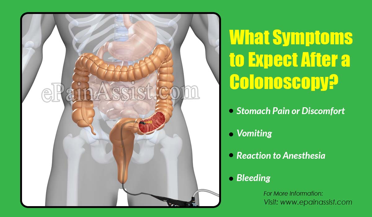 What Symptoms to Expect after a Colonoscopy?