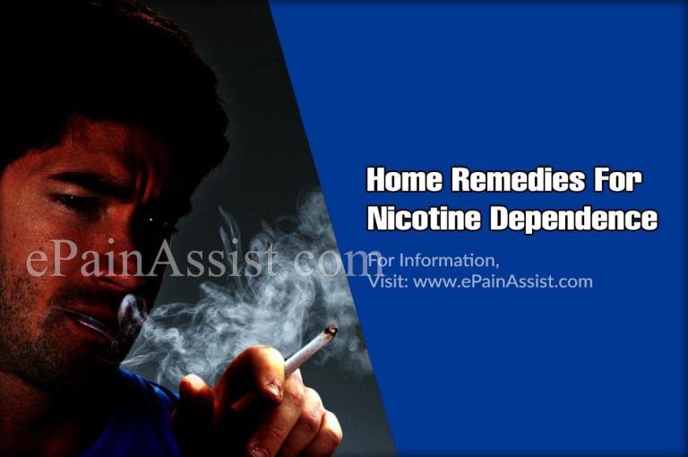 Home Remedies For Nicotine Dependence