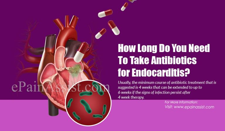 How Long Do You Need To Take Antibiotics for Endocarditis?