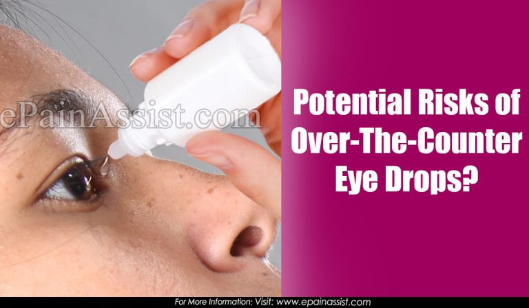 Potential Risks & Side Effects of Over-The-Counter Eye Drops?