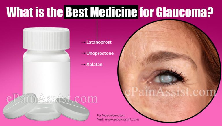What is the Best Medicine for Glaucoma?