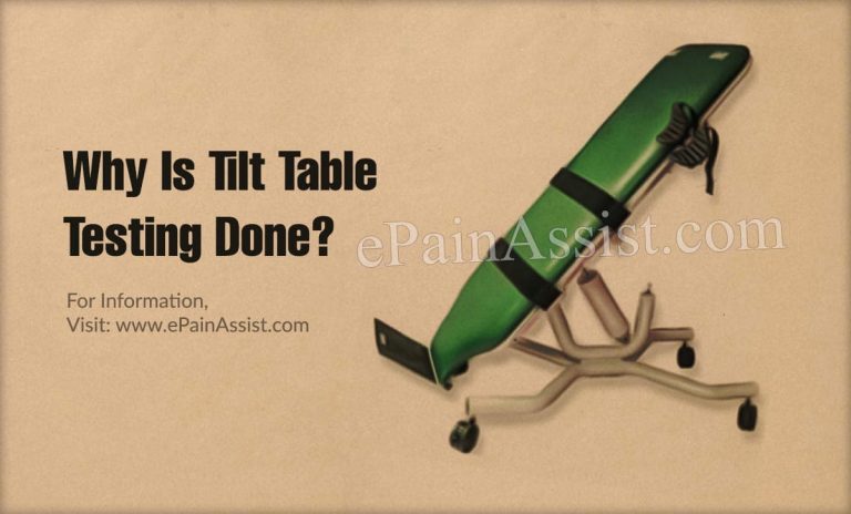 Why Is Tilt Table Testing Done & How is it Done?