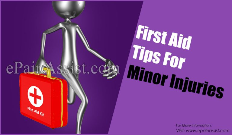 First Aid Tips For Minor Injuries