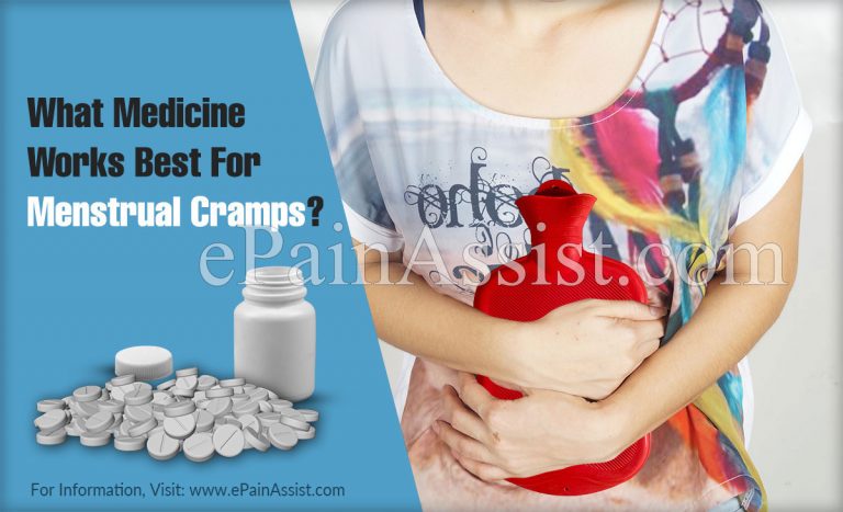 What Medicine Works Best For Menstrual Cramps?