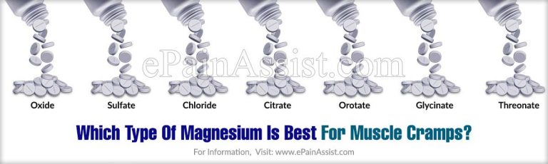 Which Type Of Magnesium Is Best For Muscle Cramps?