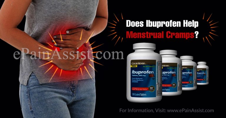 Does Ibuprofen Help Menstrual Cramps?