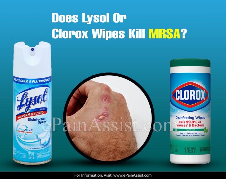 Does Lysol Or Clorox Wipes Kill MRSA?