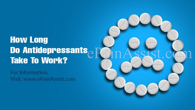 How Long Do Antidepressants Take To Work?