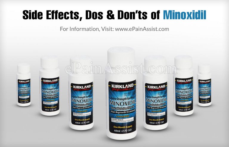Side Effects, Dos & Don’ts of Minoxidil