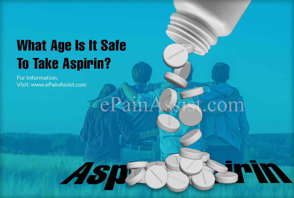 What Age Is It Safe To Take Aspirin?