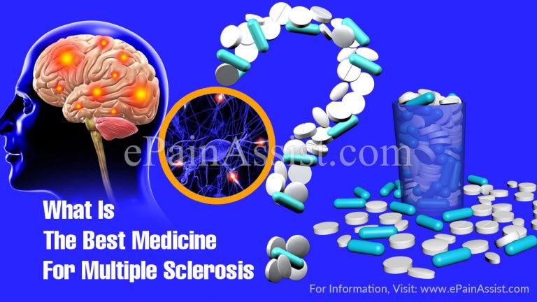 What Is The Best Medicine For Multiple Sclerosis?
