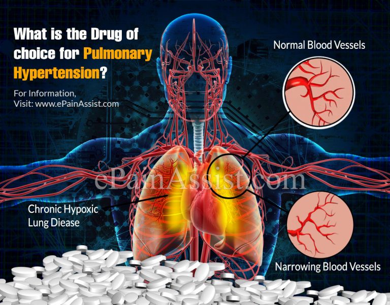 What is the Drug of choice for Pulmonary Hypertension?