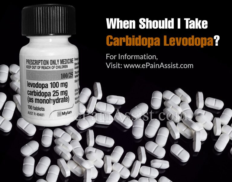 When Should I Take Carbidopa Levodopa?