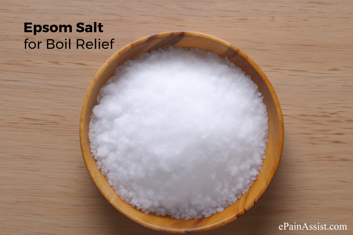 epsom salt for boil relief