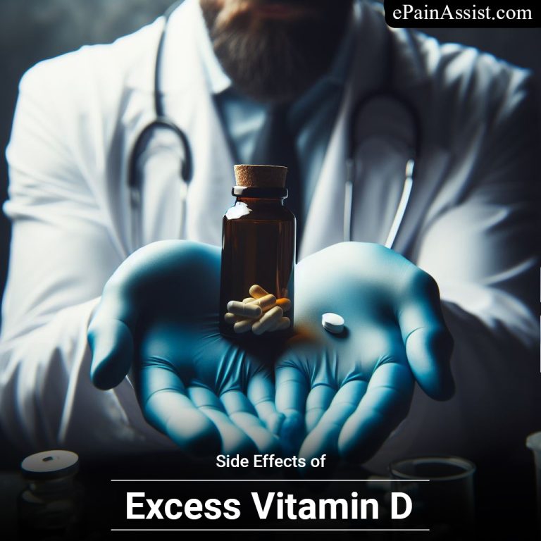 Side Effects of Excess Vitamin D