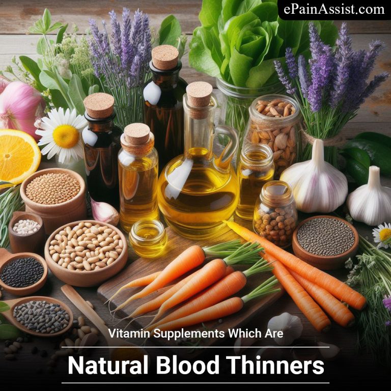 Vitamin Supplements Which Are Natural Blood Thinners