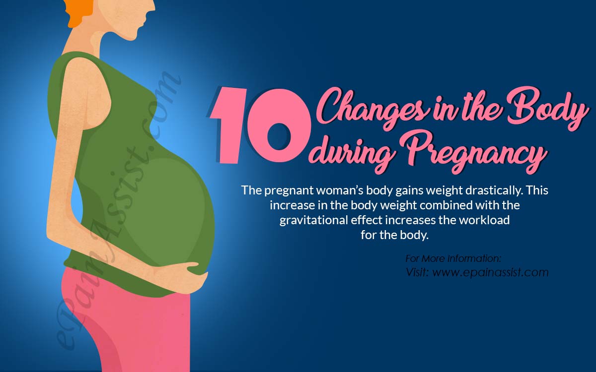 10 Changes In The Body During Pregnancy