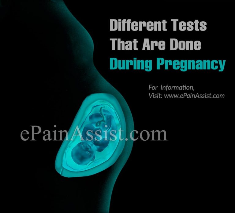 Different Tests That Are Done During Pregnancy