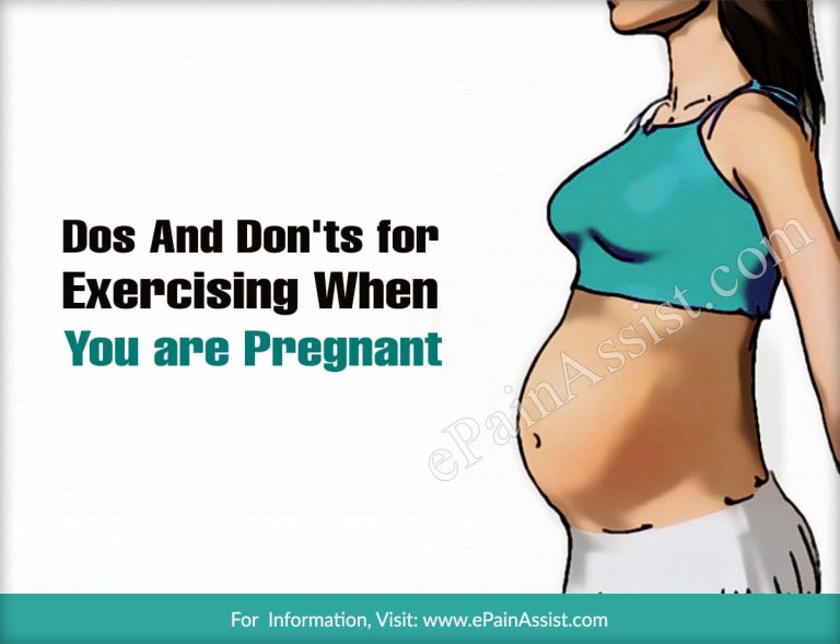 Dos & Don’ts For Exercising While Being Pregnant