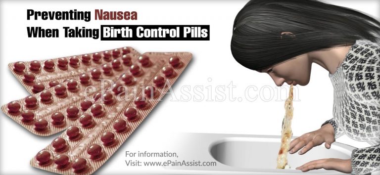 Preventing Nausea When Taking Birth Control Pills