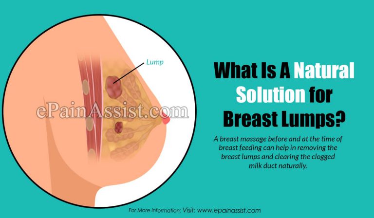 What Is A Natural Solution for Breast Lumps?