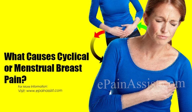 What Causes Cyclical or Menstrual Breast Pain?