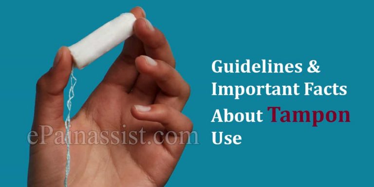 Guidelines & Important Facts About Tampon Use