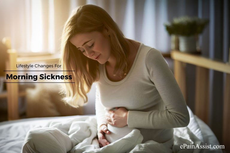 Lifestyle Changes For Morning Sickness