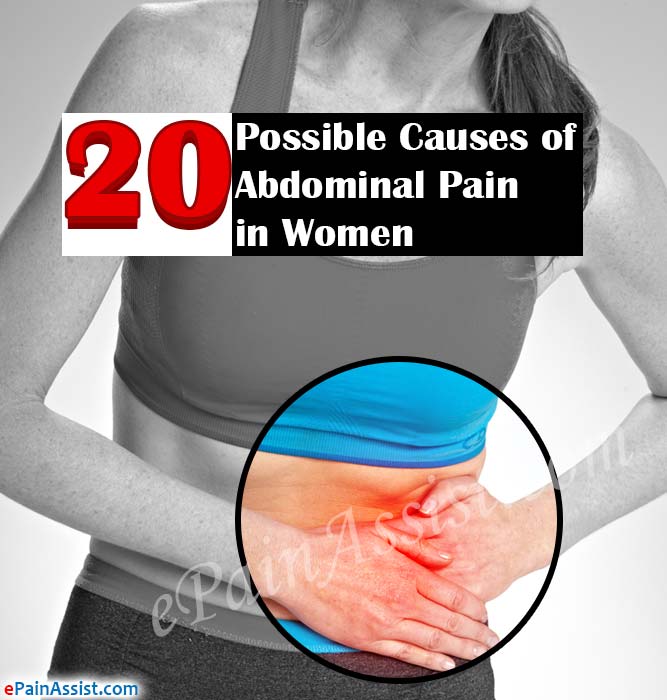 20 Possible Causes of Abdominal Pain in Women