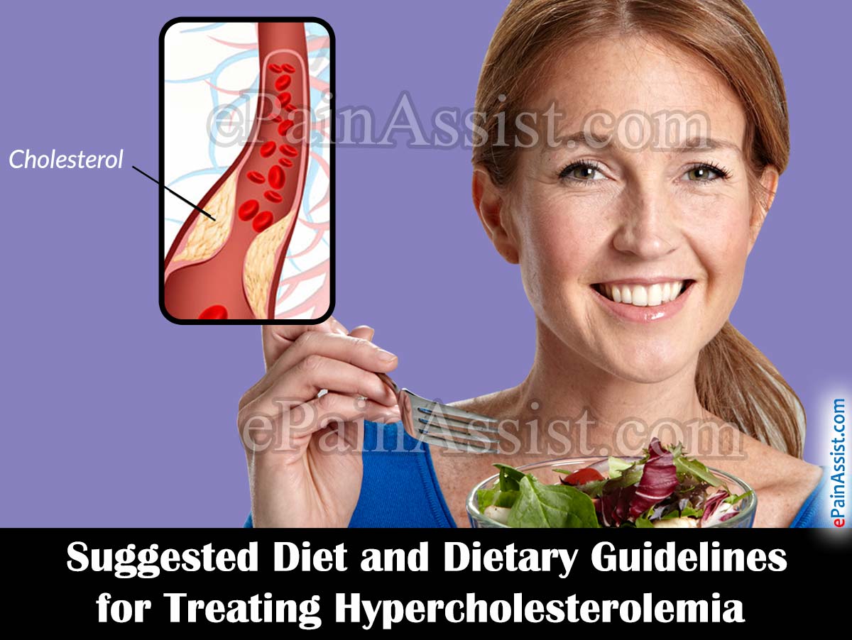 What Diet and Dietary Guidelines are Suggested for Treating Hypercholesterolemia What Diet and Dietary Guidelines are Suggested for Treating Hypercholesterolemia