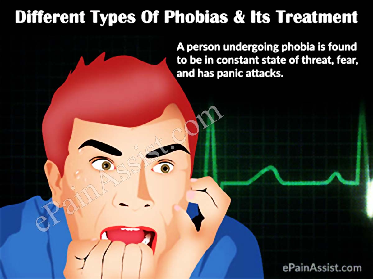 Different Types Of Phobias & Its Treatment Different Types Of Phobias & Its Treatment