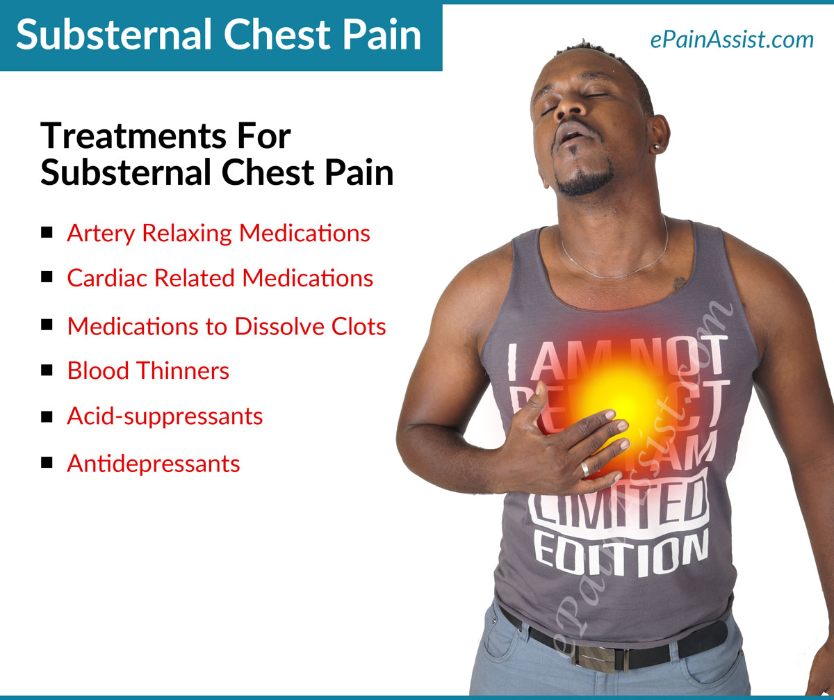 What Are Treatments For Substernal Chest Pain?