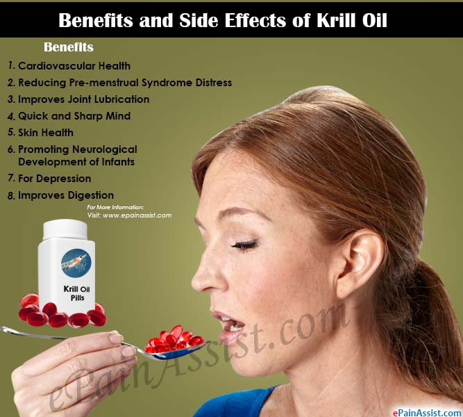 What are the side effects of krill oil?