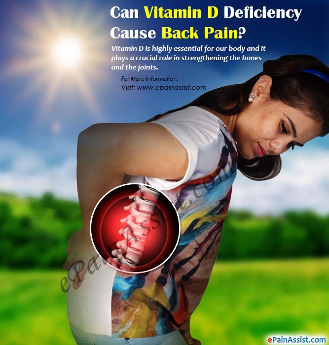 Can Vitamin D Deficiency Cause Back Pain?