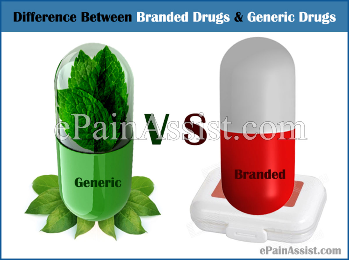 Difference Between Branded Drugs and Generic Drugs