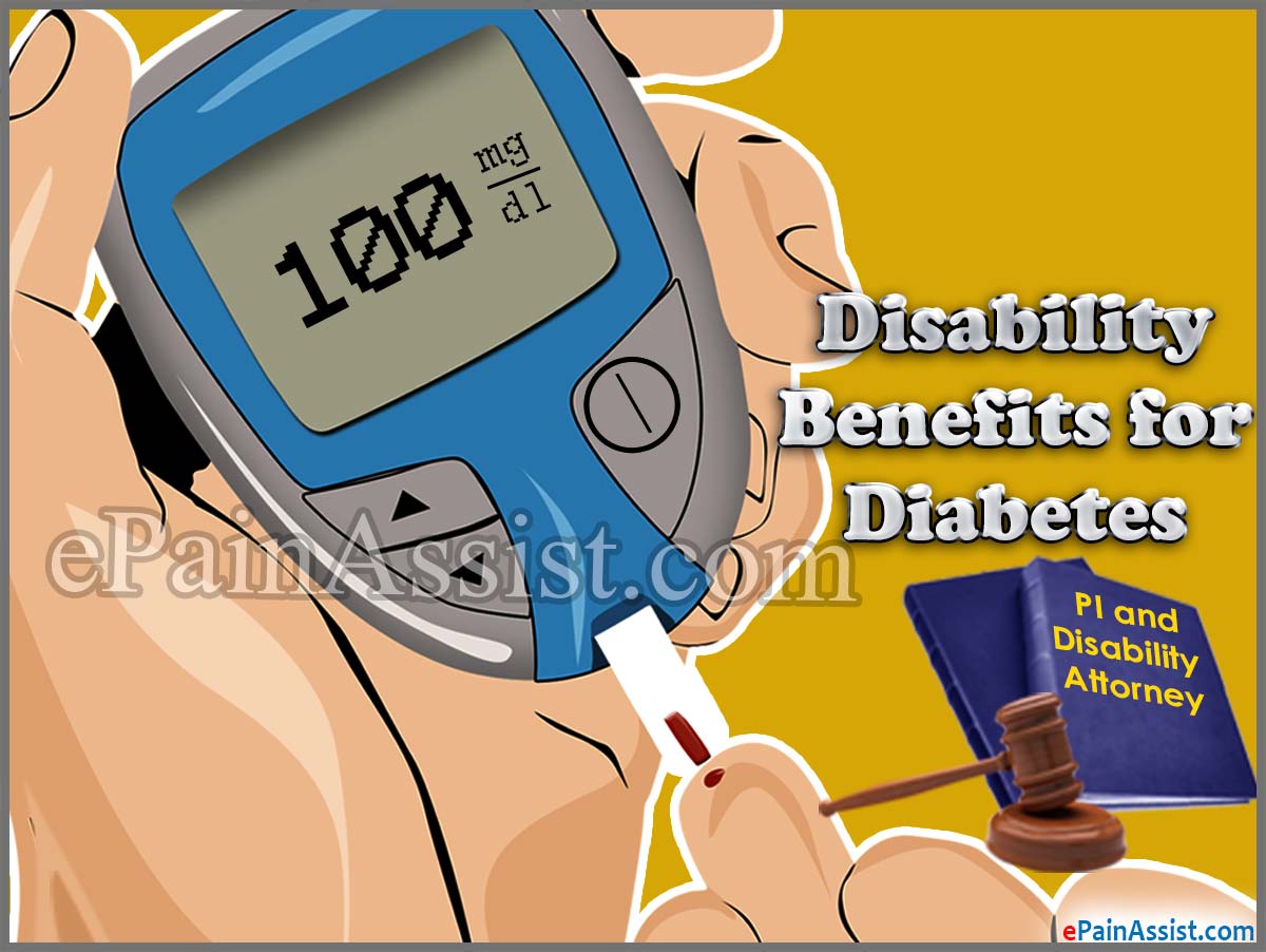 Disability Benefits for Diabetes