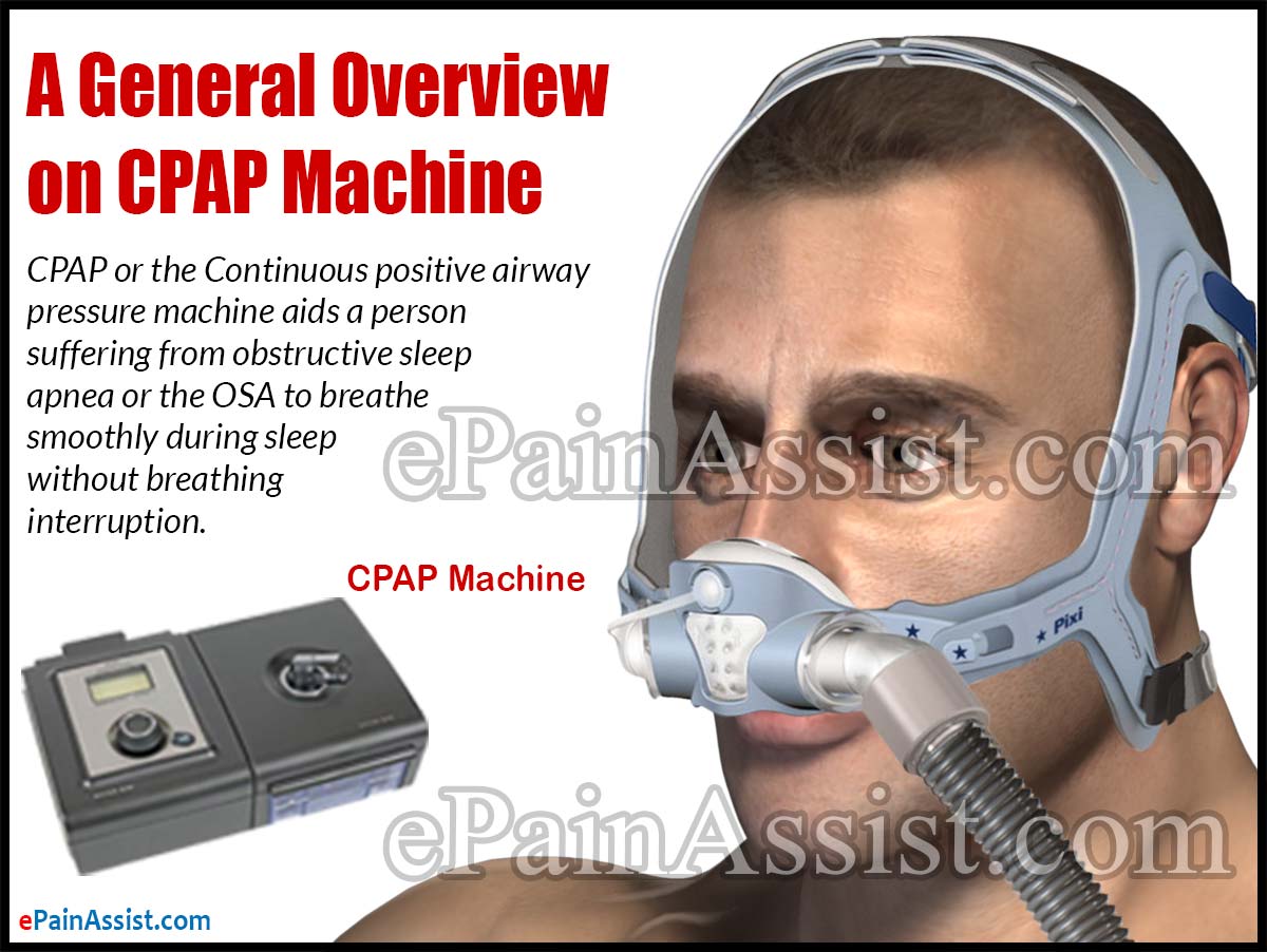 A General Overview on CPAP Machines