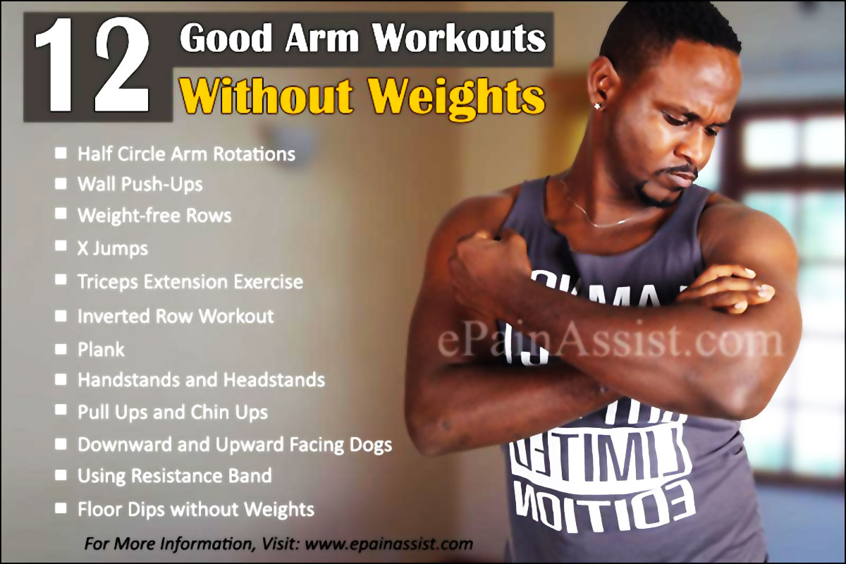 Good Arm Workouts Without Weights
