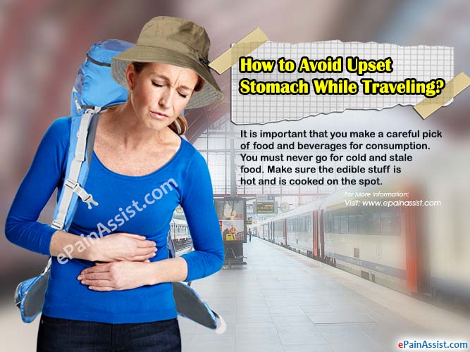 How to Avoid Upset Stomach While Traveling?