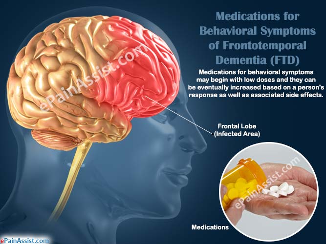 Medications for Behavioral Symptoms of Frontotemporal Dementia (FTD)