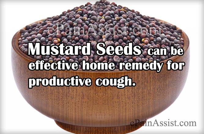 Mustard Seed as a Home Remedy for Productive Cough