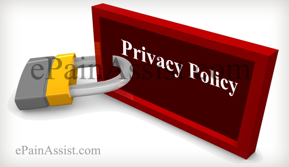 Privacy Policy-ePainAssist.com