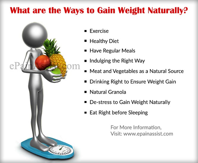 What are the Ways to Gain Weight Naturally?