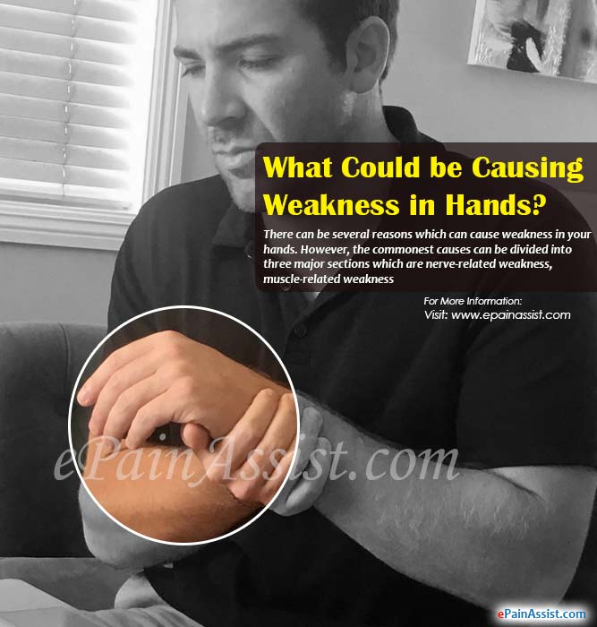 What Could be Causing Weakness in Hands? What Could be Causing Weakness in Hands?