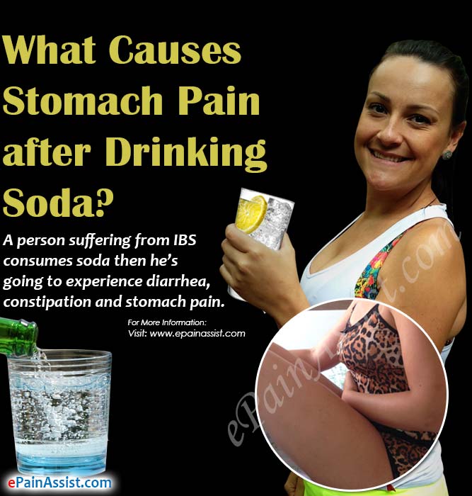 What Causes Stomach Pain after Drinking Soda?