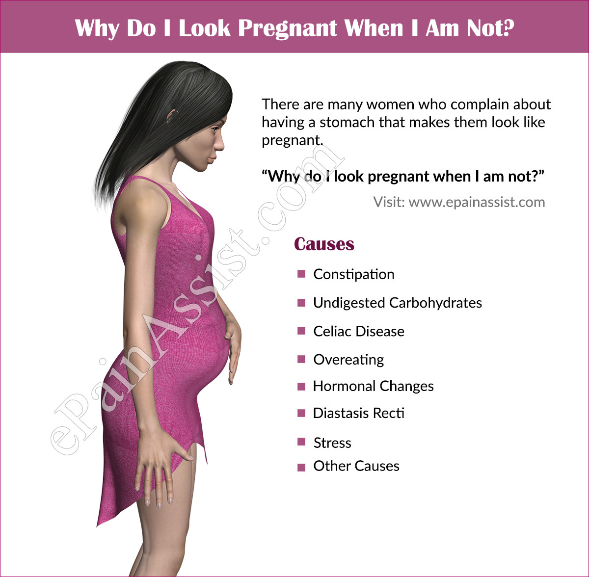 Why Do I Look Pregnant When I Am Not? Causes!